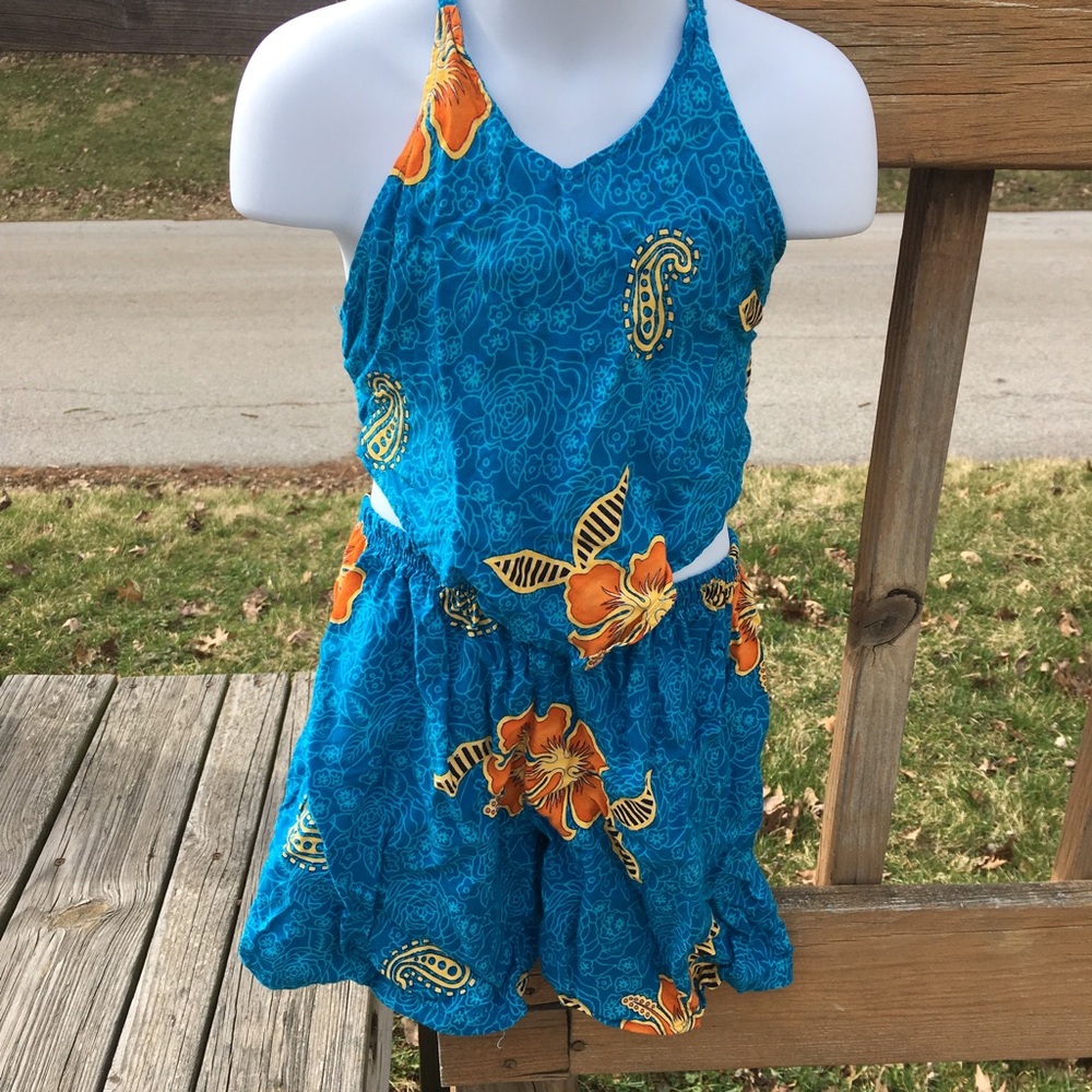 - Cozumel Island 4T Outfit Girls Two-Piece! EUC!